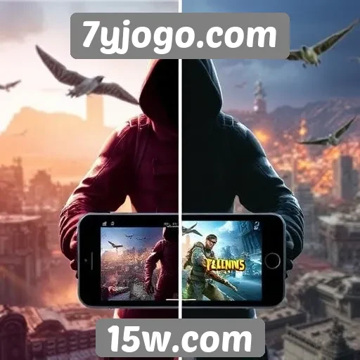 Comparação entre jogos para PC e mobile no 7yjogo.com